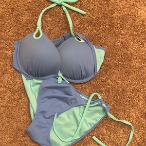 Victoria’s Secret Push-Up Swim Top & Tie Bottoms